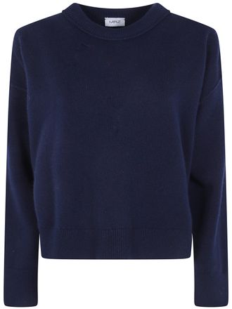 MRZ Sweater Round Neck Cropped Oversized
