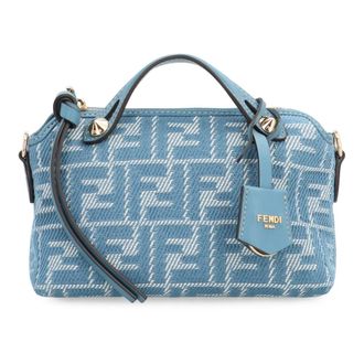 Fendi Handbags, female, Blue, Size: ONE SIZE By The Way Soft Mini Handbag