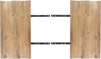 Moloo de roble (2 x 50 cm) para una mesa de 300 cm