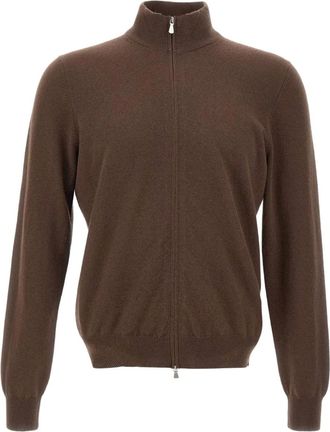 Gran Sasso Vest met rits - Bruin