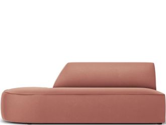 CXL by Christian Lacroix 2-Sitzer Designer Sofa Charles mit Ottomane links - Samtbezug