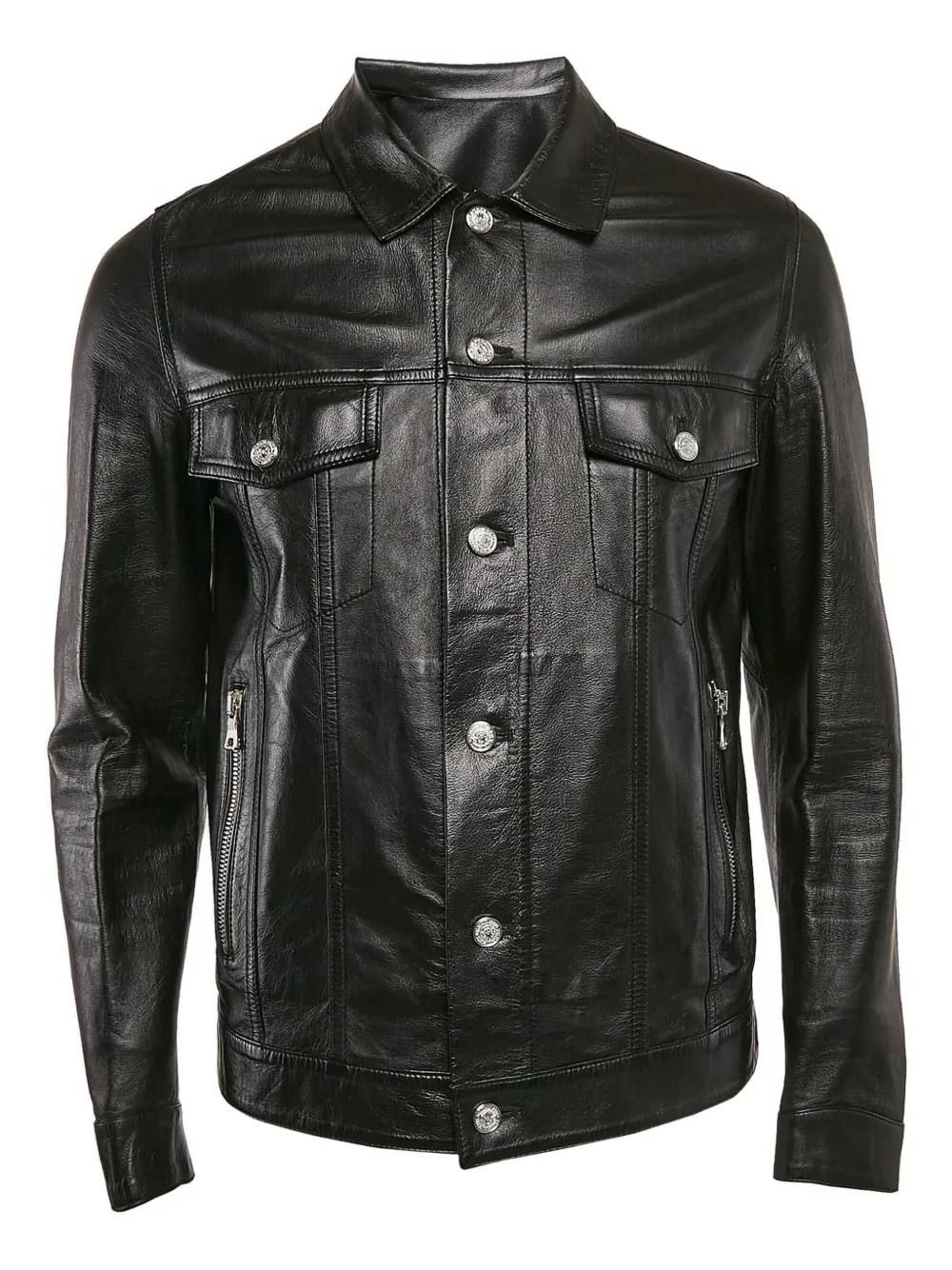 レザージャケット・コート BALMAIN BELTED 4 POKETS FITTED LAMBSKIN JACKET Balmain BELTED 4 POKETS FITTED LAMBSKIN JACKET | Grailed