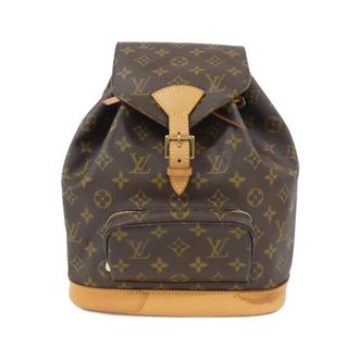 Louis Vuitton Marron Coated Canvas Backpack (Pre-Owned)