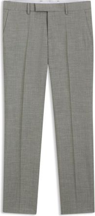 BOSS Slim-fit pants in melange stretch fabric