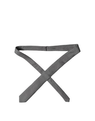 Dolce & Gabbana Geometric-Patterned Silk Necktie - Black