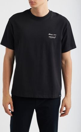 Reiss x McLaren Cotton T-Shirt in Black at Nordstrom, Size Xx-Large