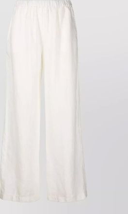 Aspesi silk nylon wide leg lightweight trousers