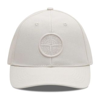 Stone Island Baseball Cap with Compass Embroidery - male - Stone Island - Hats & Caps - Beige - ONE SIZE - Accessories
