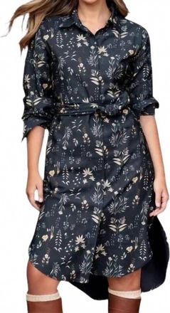 Ariat Culham Midi Shirt Dress In Blue