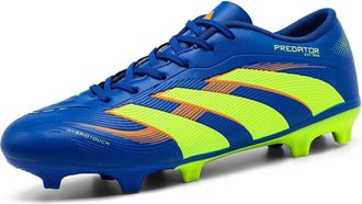 Generic Mens and Womens Youth Long Broken Nails Low-top Breathable Training Football Shoes, Spikes -- Blue., 5.5 UK