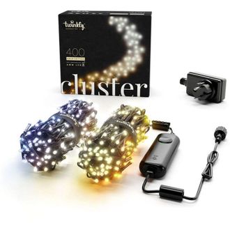 Twinkly Twinkly - Guirlanda Conectada Ip44 6m 400 Blanco Fr&iacute;o C&aacute;lido Led Cluster