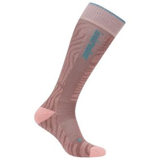 Icebreaker Merino Ski+ Light OTC Mountain Contour Skisocken f&uuml;r Damen | braun