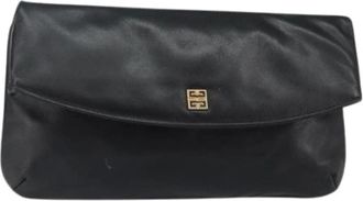 Givenchy Pre-owned Clutches, female, Black, Size: ONE SIZE Pre-owned Leather Clutch