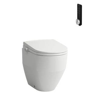 Laufen Inodoro Bid&eacute; Laufen Cleanet Pro, Sin Reborde, Descarga Profunda