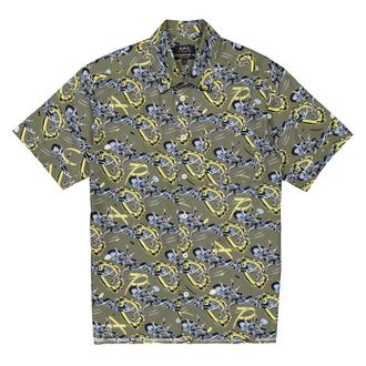 A.P.C. Mens Ross Short-Sleeve Shirt, Size Small