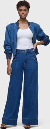 Hudson James Trouser Wide Leg in Lottery at Nordstrom, Size 33