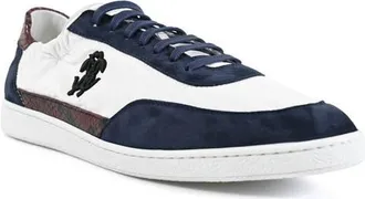 Roberto Cavalli Low Top Sneaker in Navy/white/wine at Nordstrom, Size 11