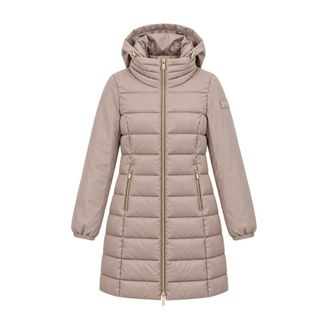 Yes-Zee O045 M500 Quilted Coat - Dames - Dons jassen - Beige - L - Polyester - Jassen