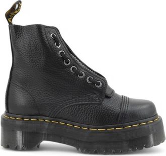 Dr. Martens Sinclair Platform Boots - Dames - Veterlaarzen - Zwart - 41 EU - Leer - Schoenen
