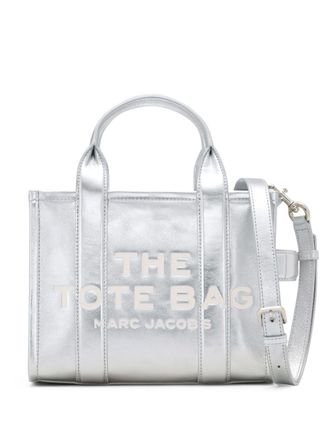 Marc Jacobs Borsa The Small Metallic Tote - Argento