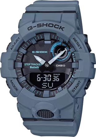 Casio Mens G-Shock Blue Gray Bluetooth Fitness Sports Watch - GBA-800UC-2A