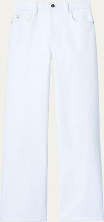 Lafayette 148 New York Straight-Leg Cotton Denim Jeans
