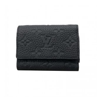 Louis Vuitton Noir Wallet (Tri-Fold) (Pre-Owned)