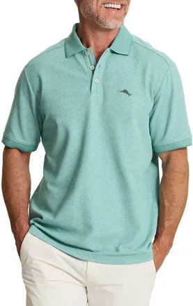 Tommy Bahama Emfielder Icon Solid IslandZone Polo in Blue Chaise Heather at Nordstrom, Size Xxx-Large
