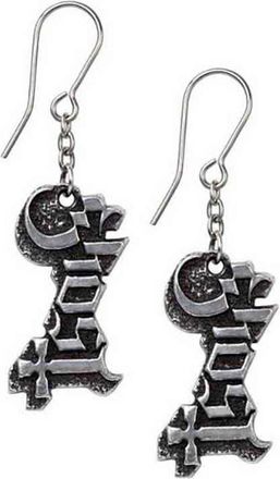 Alchemy Ghost Papa Band Logo Earrings One Size