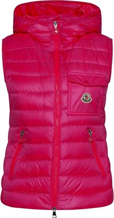 Moncler Bodywarmer met capuchon - Roze