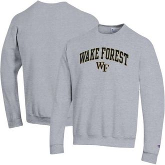 Champion Mens Champion Heather Gray Wake Forest Demon Deacons Arch Over Logo Pullover Sweatshirt at Nordstrom, Size Xx-Large