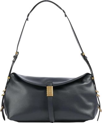 Pinko Saddle Baguette Classic - Dames - Schoudertassen - Grijs - ONE Size - Katoen - Tassen