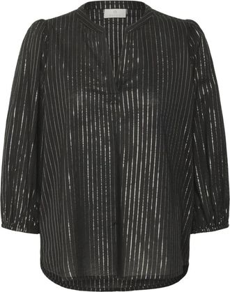 Kaffe Mujer, Blusas y Camisas, Negro, Talla: 3XL