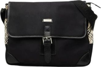 Burberry Borsa a spalla Pre-owned Black Label in nylon - - Pre-owned - Donna - Nero - ONE SIZE