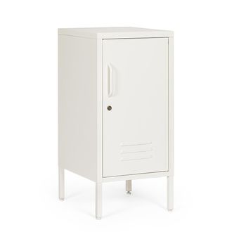 BIZZOTTO Mesita de noche 1 puerta Cambridge blanco crema