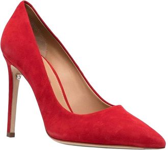 Ferragamo Pointed 110Mm Leather Pump