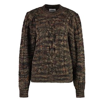 Isabel Marant Truien & Vesten, Dames, Bruin, S, Wol, Raith Kabel Gebreide Trui