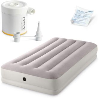 Intex Colch&oacute;n Hinchable 191x99x30 Cm Con Bomba El&eacute;ctrica Intex 64177
