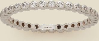 Made by Mary CZ Poppy Eternity Band Ring