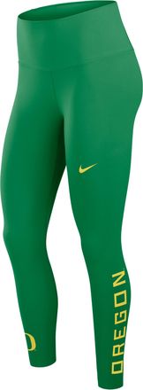 Nike Oregon Zenvy Nike Womens Dri-FIT College High Rise 7/8 Leggings in Green | 02OV30DUON-Y05
