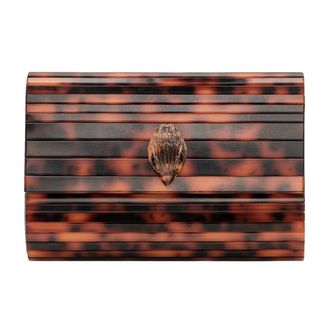 Kurt Geiger Party Eagle Clutch - Dames - Tassen - Bruin - Maat: ONE Size