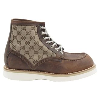 Gucci Lace-up Boots, male, Multicolor, Size: 12 US Lace-up Ankle Boot