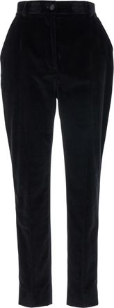 Dolce & Gabbana Black Regular Flat Front Pants