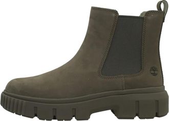 Timberland Bot&iacute;n Chelsea Mid Gris - Shoes - Mujer - Marr&oacute;n - 37 1/2 EU