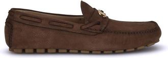 Valentino Garavani Brown Rubber Slip-On Mens Loafers