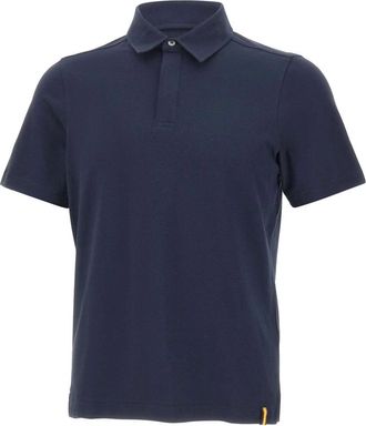 K-Way Vincelle Ice Cotton - Heren - Polos - Blauw - L - Katoen - Tops