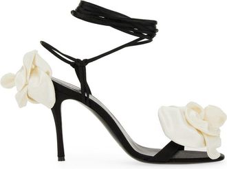 Magda Butrym Sandal With Two Flowers-Donna