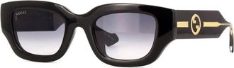 Gucci Ladies Black Square Sunglasses GG1558SK 001