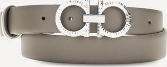 Ferragamo Reversible and adjustable Gancini Belt Female 80