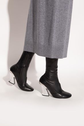 Givenchy Heeled Ankle Boots, Womens, Black